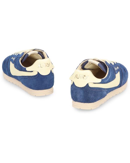 Autry Blue Windspin Low-Top Sneakers for men