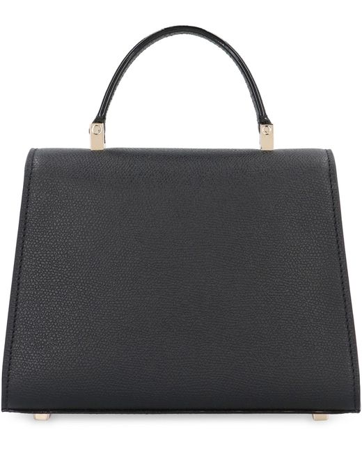 Valextra Black Iside Micro Handbag