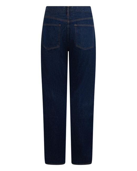 Agolde Blue Straight Jeans for men