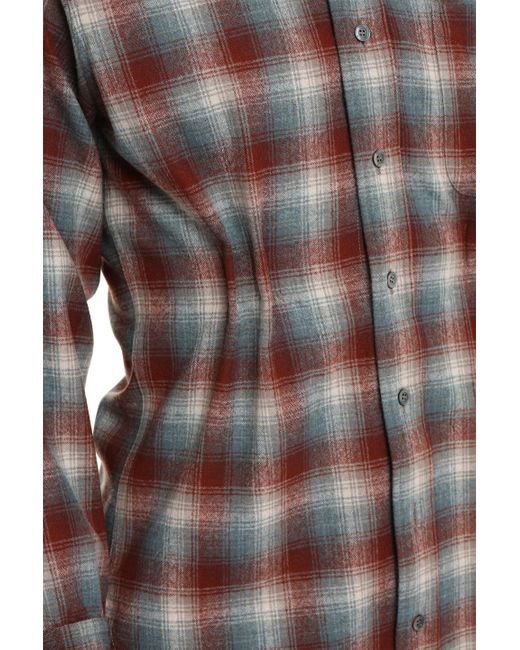 Maison Margiela Red X Pendleton - Checked Wool Shirt for men