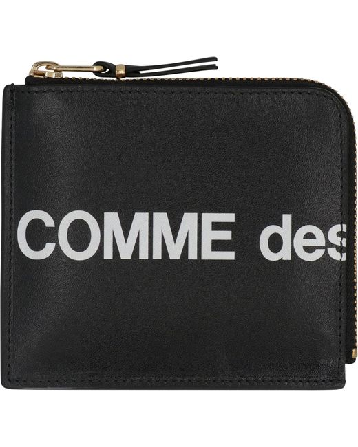 Portafoglio in pelle di Comme des Garçons in Black