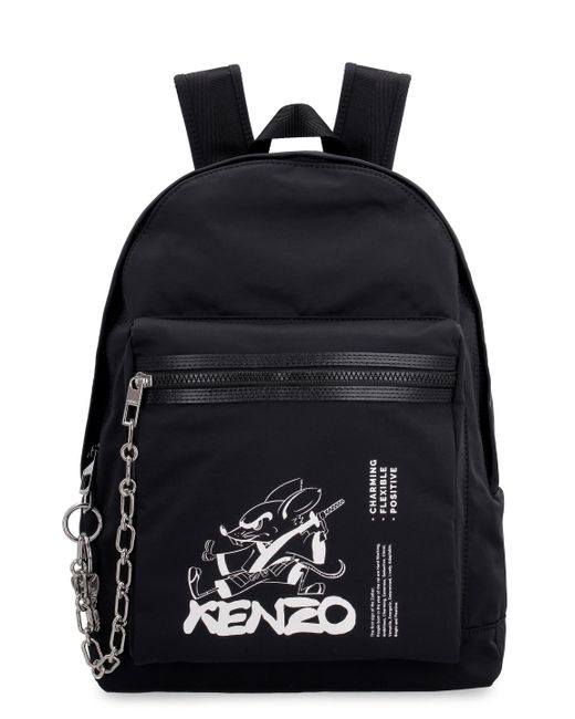 kenzo black backpack