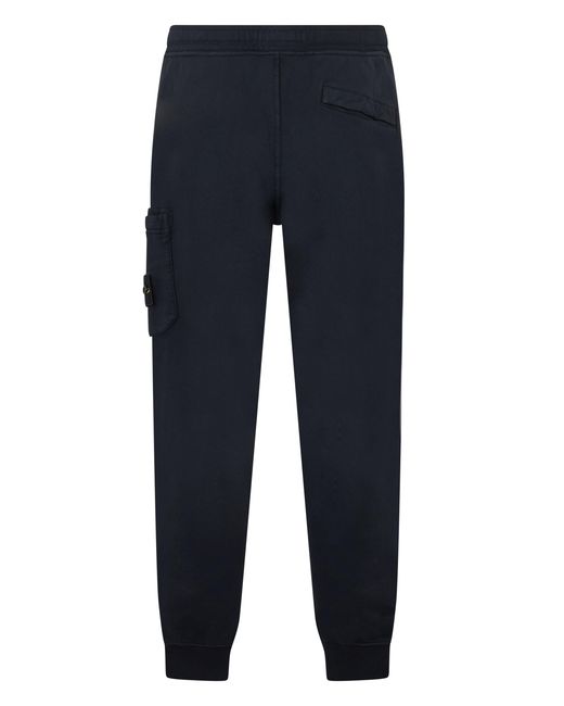 Stone Island Blue Sport Pants With Elastic for men