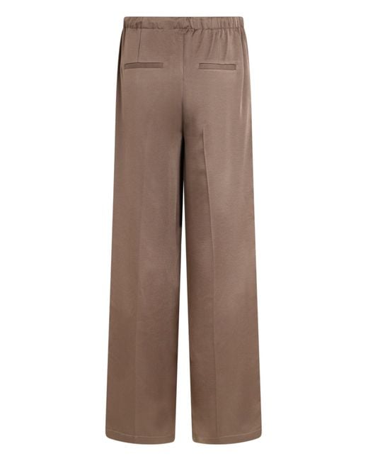 Vince Brown Loose Pants With Drawstring
