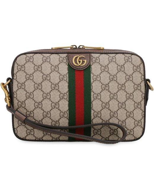 Gucci Gray Ophidia GG Supreme Fabric Shoulder-bag for men
