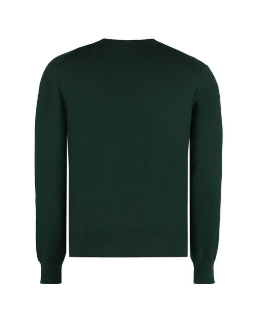 Maglione girocollo in lana di Gucci in Green da Uomo