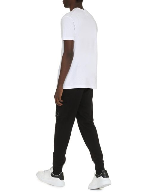 DSquared² White Classic Comfort Graphic T-Shirt for men