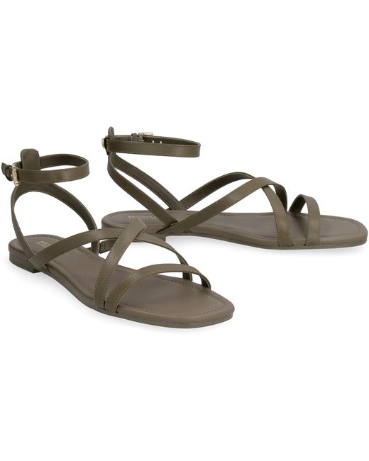 michael michael kors women's tasha strappy flat sandals
