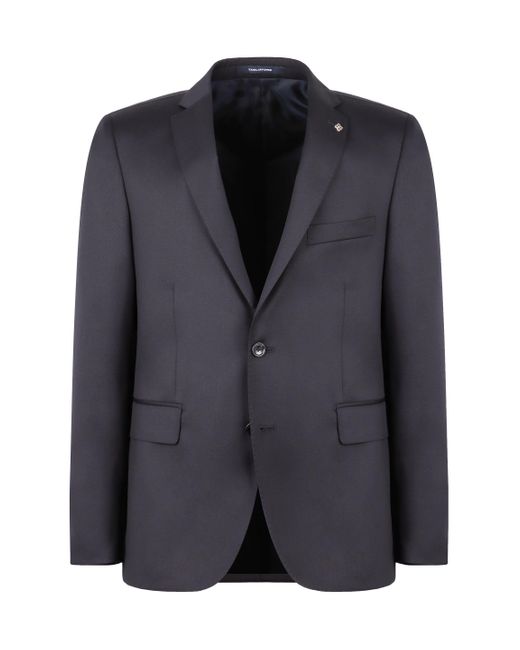 Tagliatore Black Wool Two-pieces Suit for men