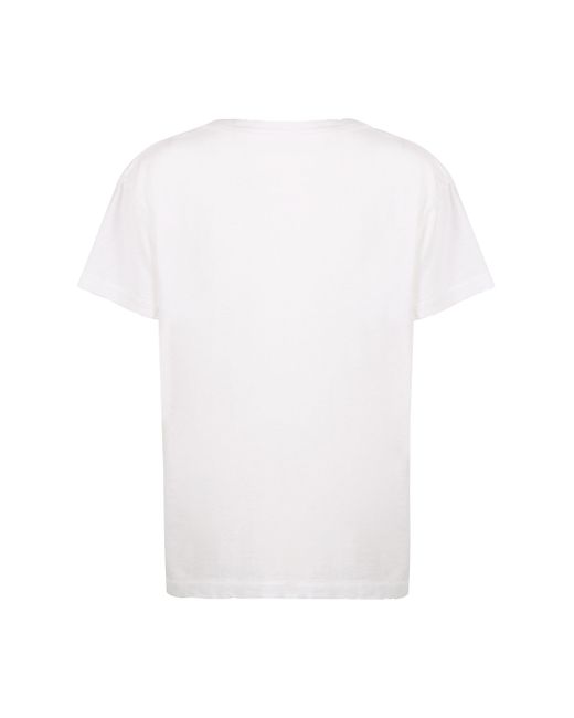 Nili Lotan White Brady Cotton T-shirt