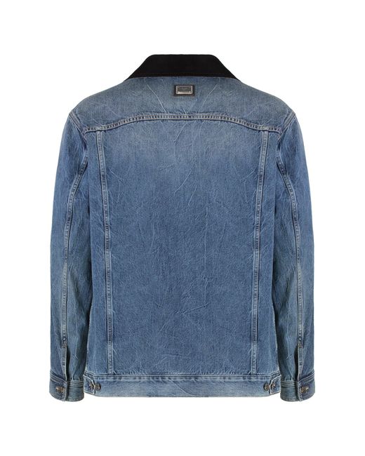 Dolce & Gabbana Blue Denim Jacket for men