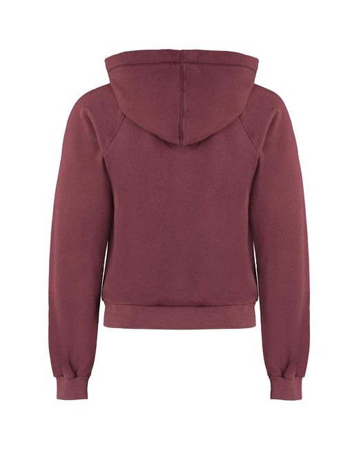 Palm Angels Monogram-Embroidered Cotton Hoodie for men