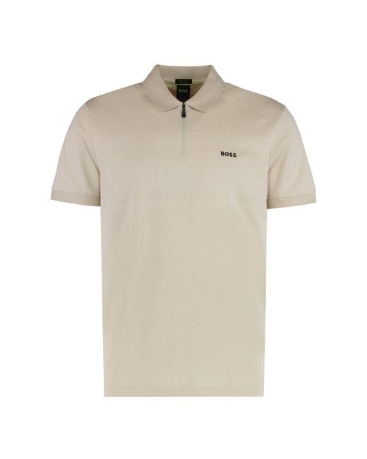 Boss Natural Polo Philix Pima for men