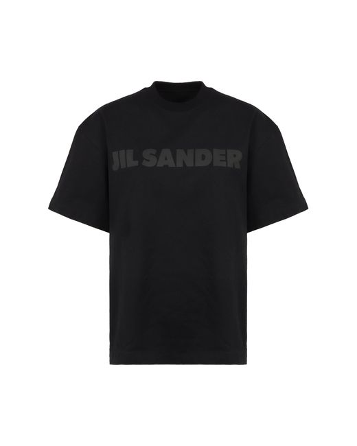 Jil Sander Black Oversize Cotton T-Shirt