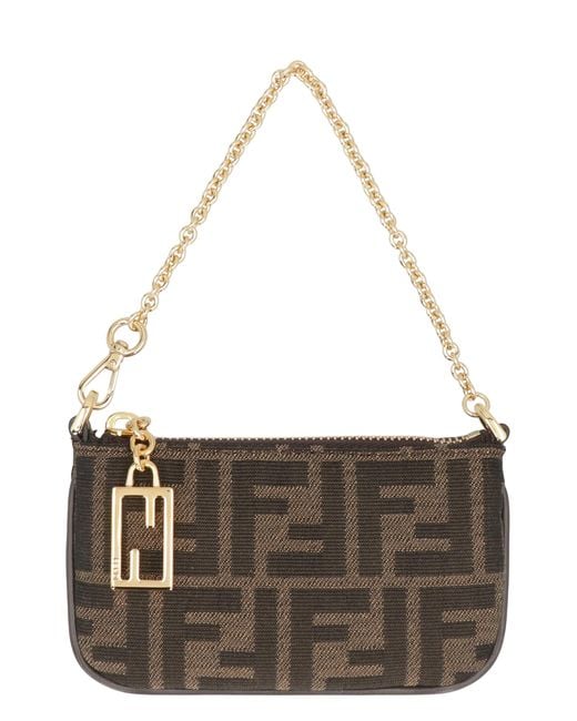 Fendi Brown Pouch Baguette