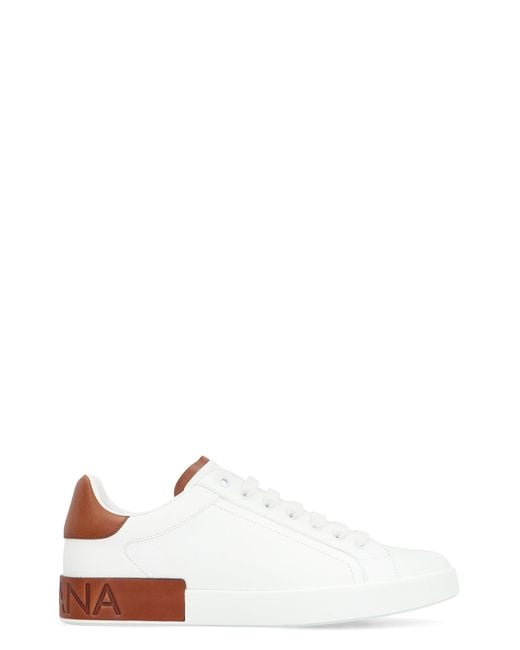 Dolce & Gabbana White Dolce&Gabbana Sneakers Portofino