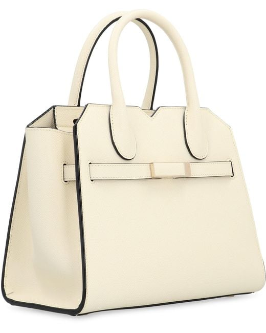 Valextra Natural Milano Mini Handbag