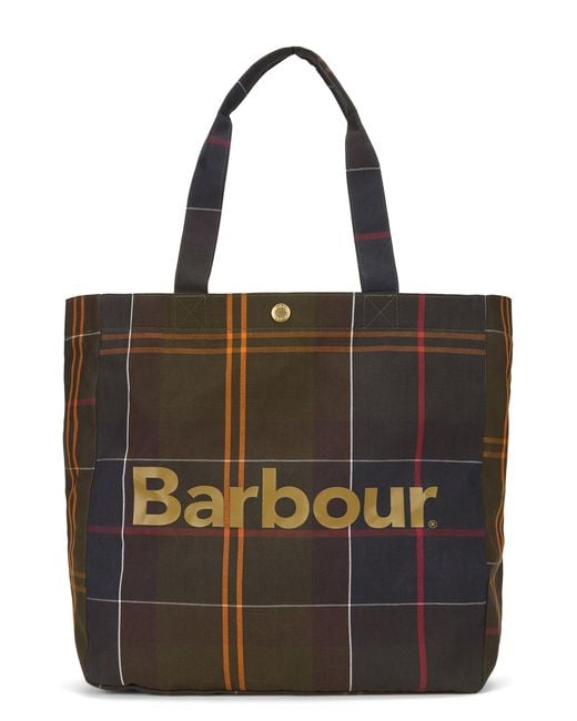 Barbour Black Tote Bag for men