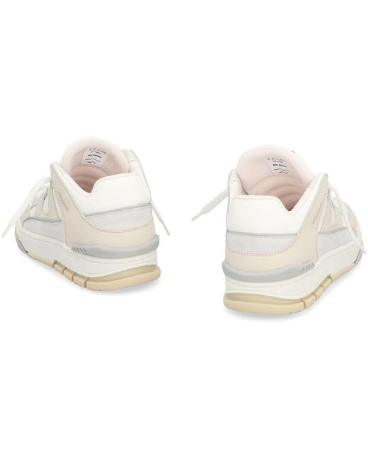 Axel Arigato White Area Lo Leather Low-Top Sneakers