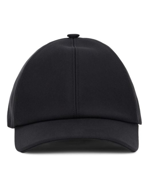 Fendi Black Cap With Adjustable Visor for men