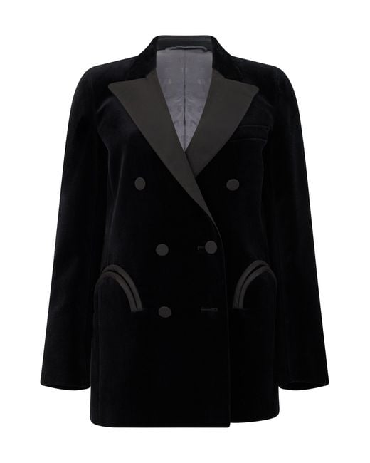 Blazé Milano Black Double-Breasted Jacket