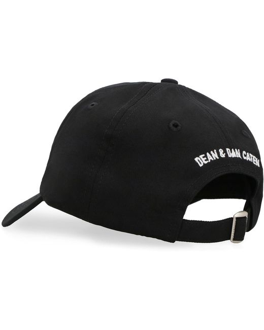Cappello da baseball con logo di DSquared² in Black da Uomo