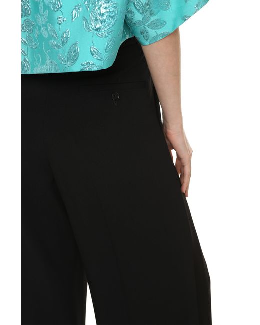 Aspesi Black Straight-Leg Trousers