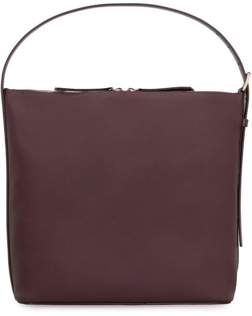 Borsa a spalla Vera in pelle di A.P.C. in Purple
