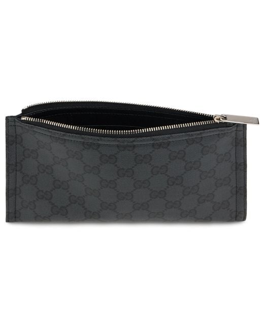 Gucci Gray Pouch With Monogram for men
