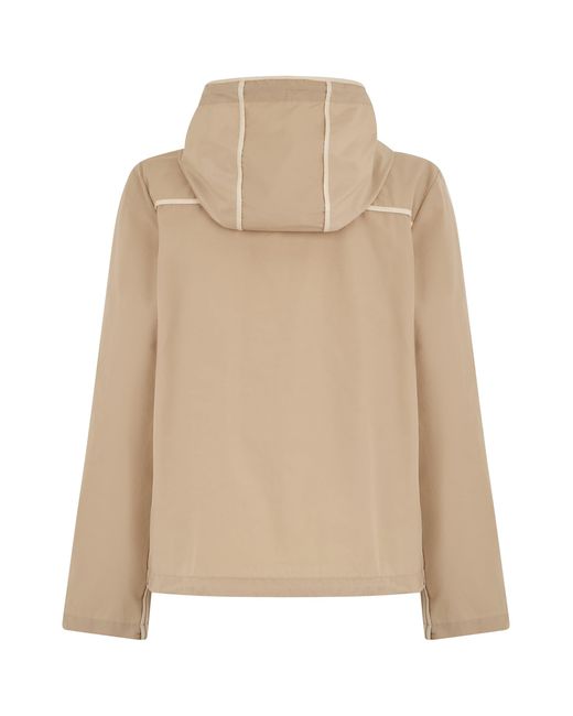 Moncler Natural Hooded Jacket Sarracenia