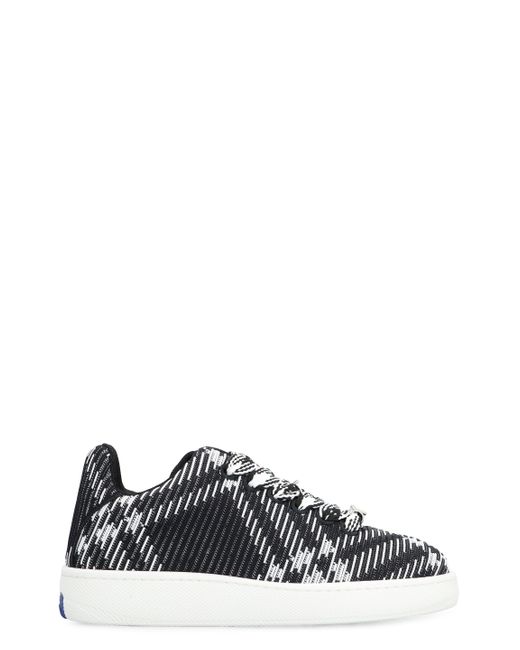Sneakers low-top Box di Burberry in Black da Uomo