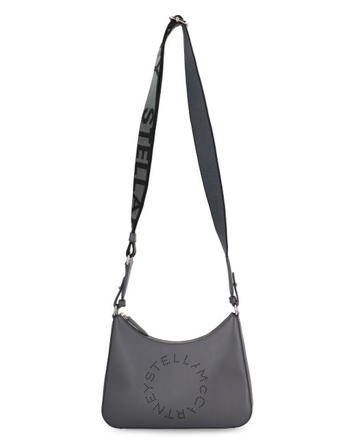 Stella McCartney Gray Stella Logo Shoulder Bag