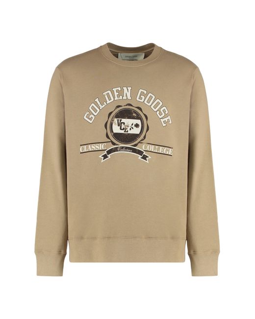 Golden Goose Deluxe Brand Natural Cotton Sweatshirt Sweatshirts