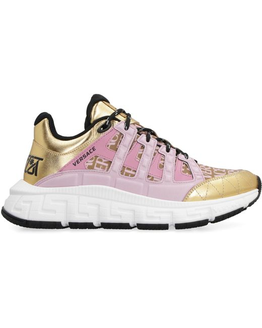 Versace Pink 'trigreca' Sneakers
