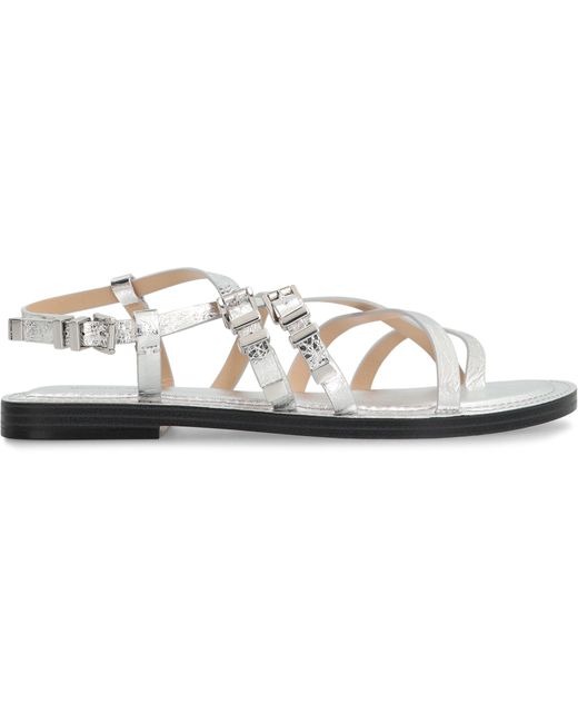 Sandali Darrington in pelle di MICHAEL Michael Kors in White