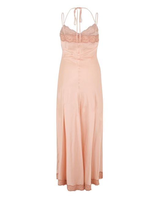 LES FILLES D'EVA Pink Midi Dress
