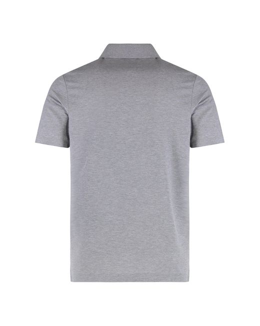 Paul & Shark Gray Solid Shirt Collar Polo for men