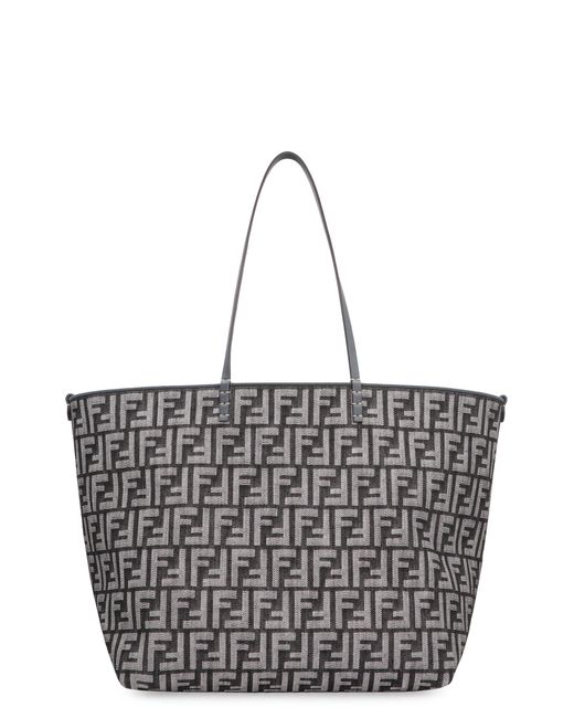 Fendi Gray Large Roll Shopper