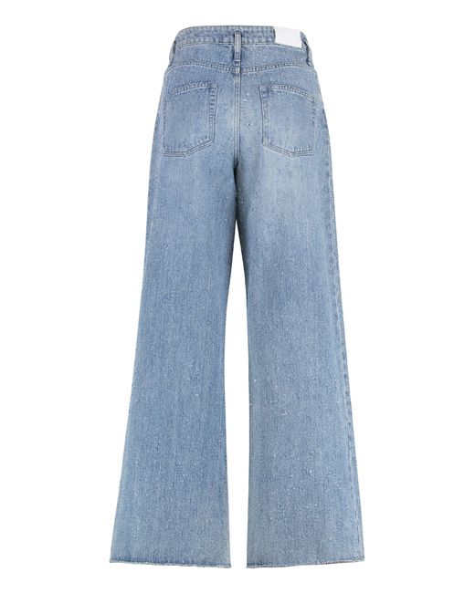 Halfboy Blue Wide-Leg Jeans