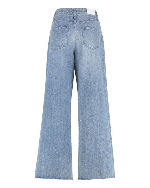 Halfboy Blue Wide-Leg Jeans
