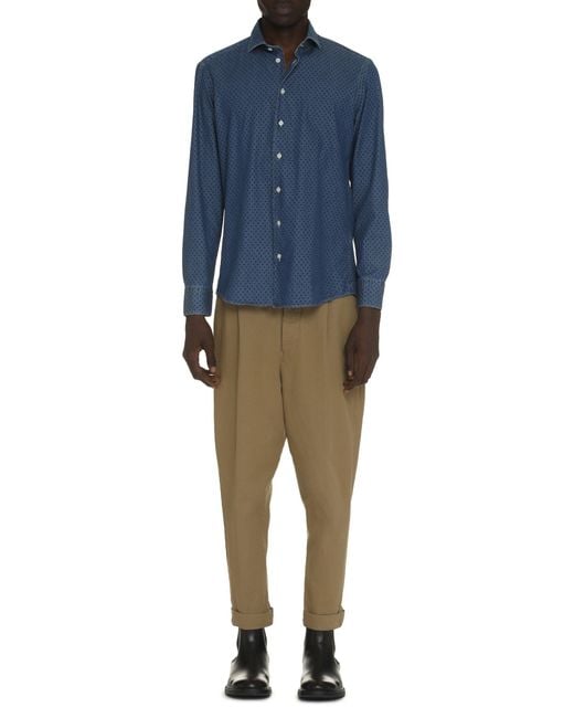 Dondup Natural Adam Stretch Cotton Chino Trousers for men