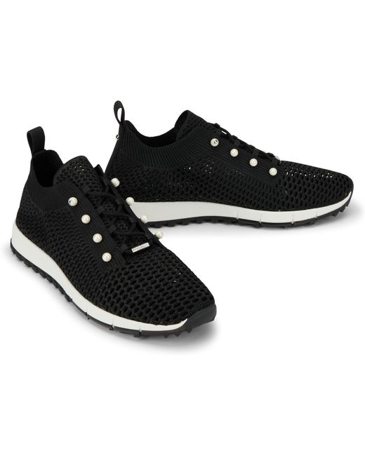 Jimmy Choo Black Sneakers Veles