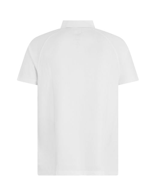 Boss Purple Cotton Polo With Short Sleeves for men