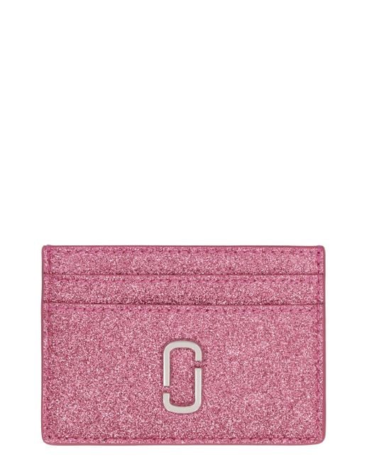 Marc Jacobs Red The Galactic Leather Card Holder