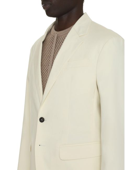 DSquared² White Two-Piece Cotton Suit for men