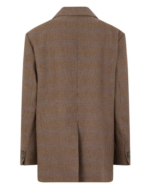 P.A.R.O.S.H. Brown Double-Breasted Jacket