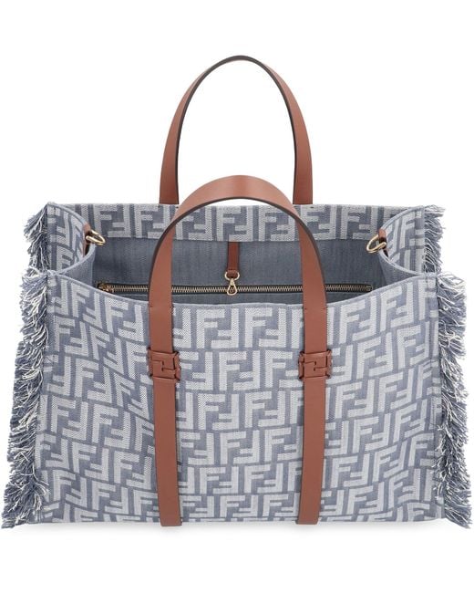 Fendi Purple Summer Tote Bag