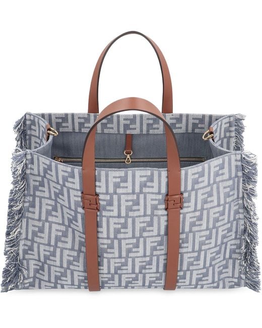 Fendi Purple Summer Tote Bag
