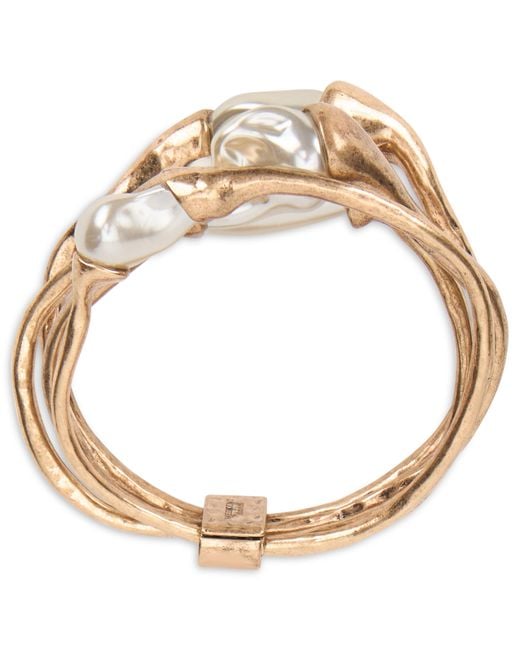Weekend by Maxmara Metallic Braided Bracelet
