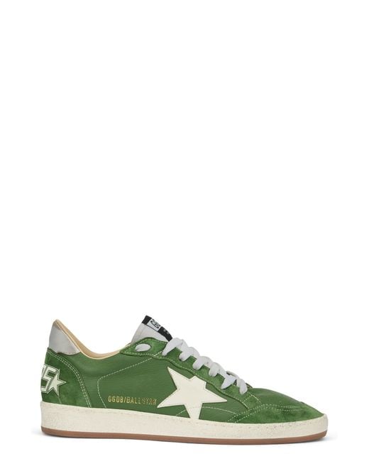Golden Goose Deluxe Brand Green Sneakers Ball Star for men